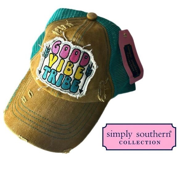 Simply Southern Accessories - 🎄Simply Southern Good Vibe Tribe Hat NWT